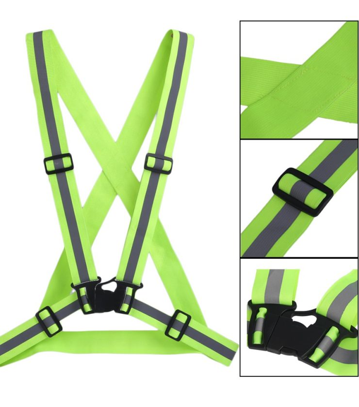 Reflective Hi Vis Work Vest Straps