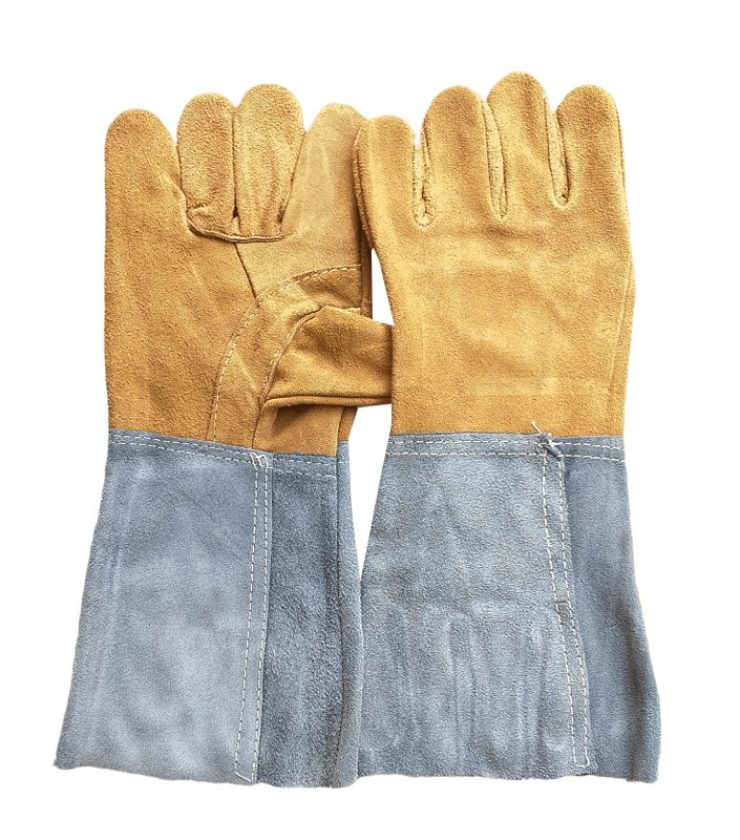 Cowhide Leather Welding Safety Protection Wear-resistant Gloves